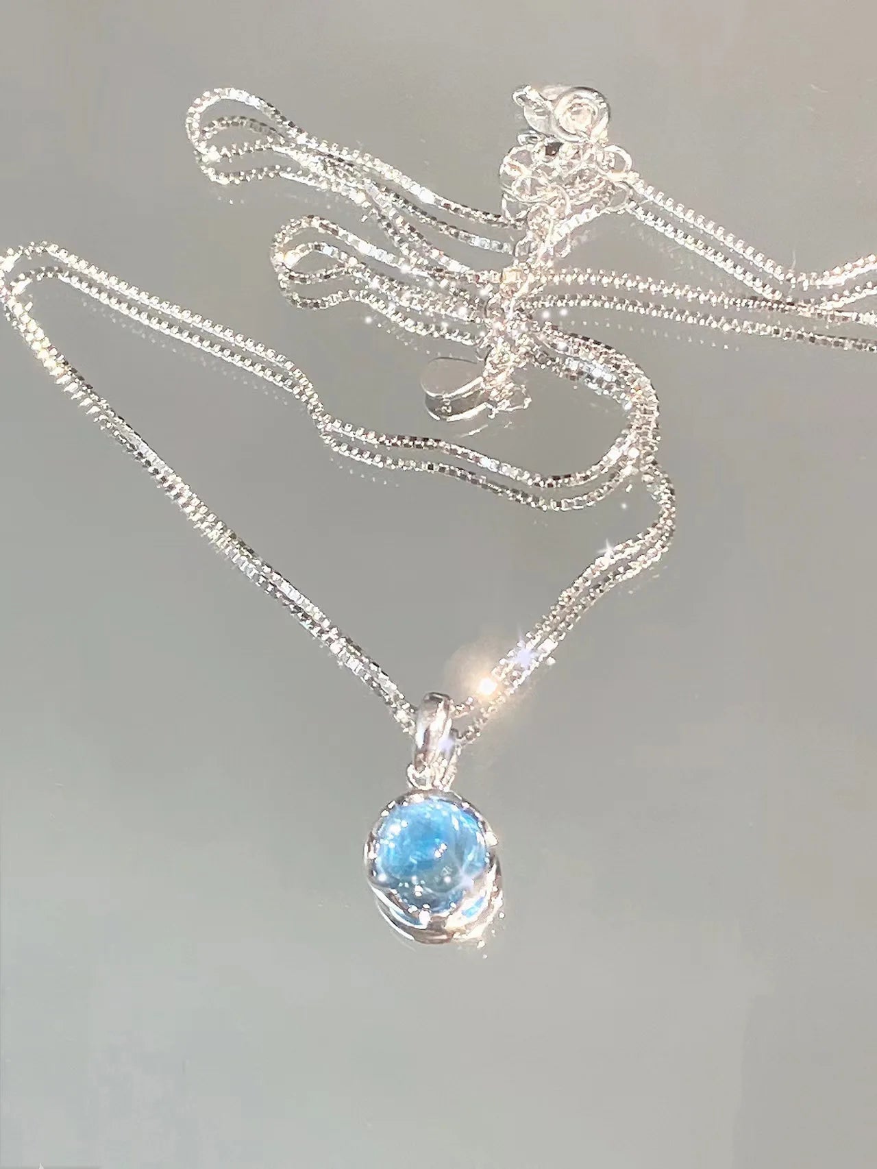 Ocean Blue Gem Pendant