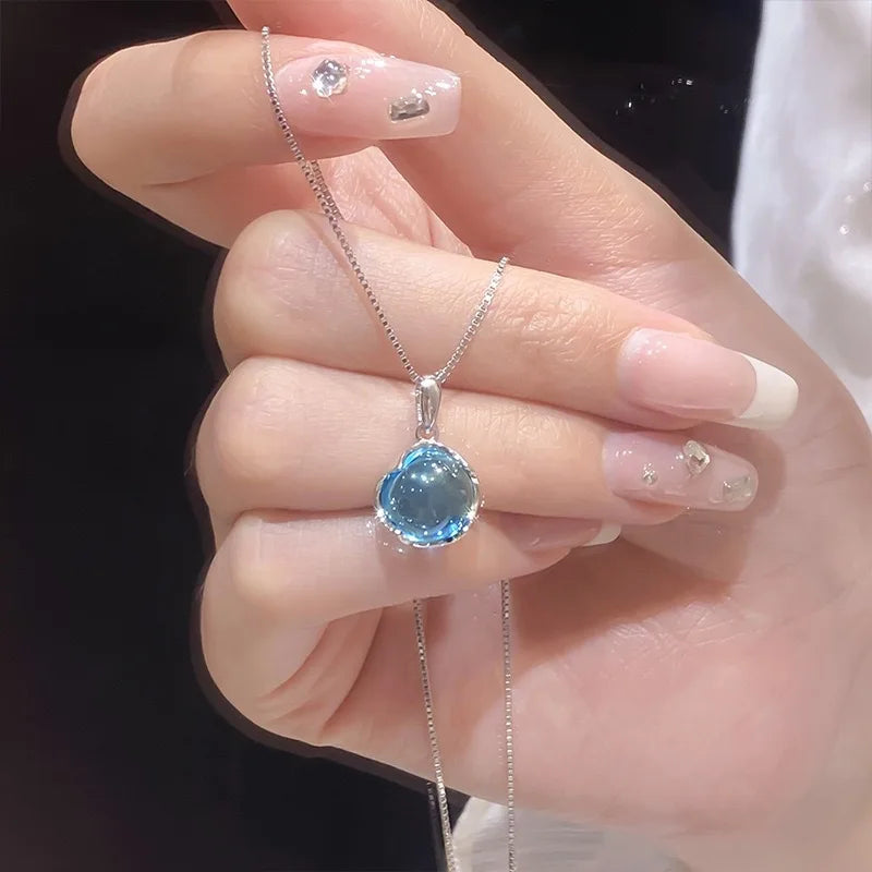 Ocean Blue Gem Pendant