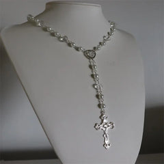 Graceful Devotion Rosary Necklace