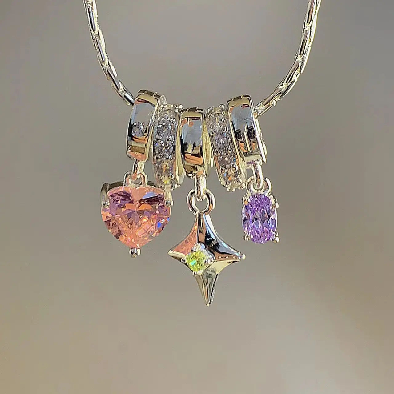 Celestial Charm Pendant Necklace