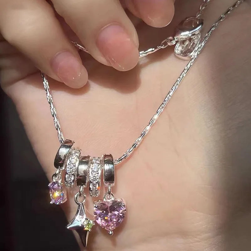 Celestial Charm Pendant Necklace